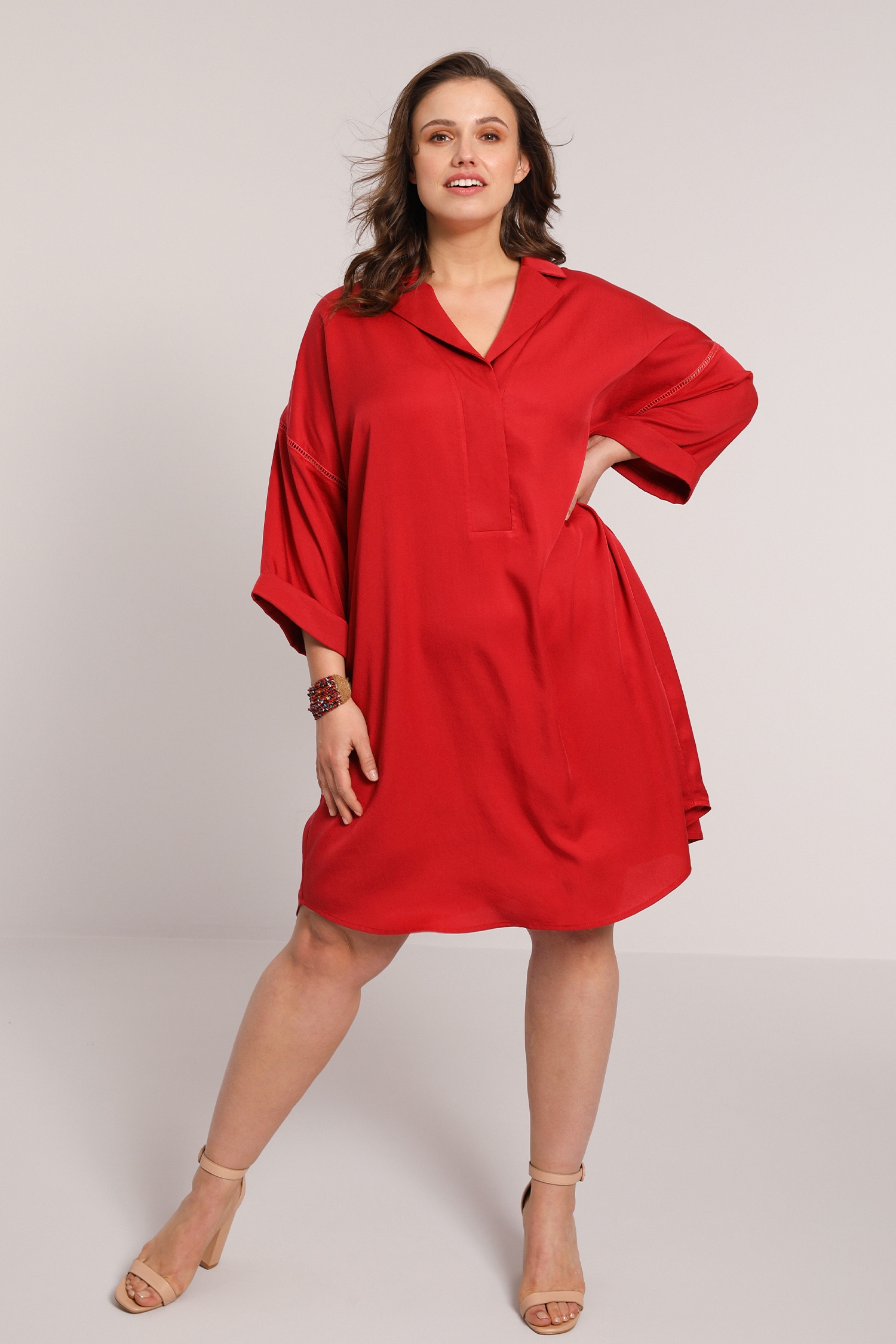 Robe en tencel uni