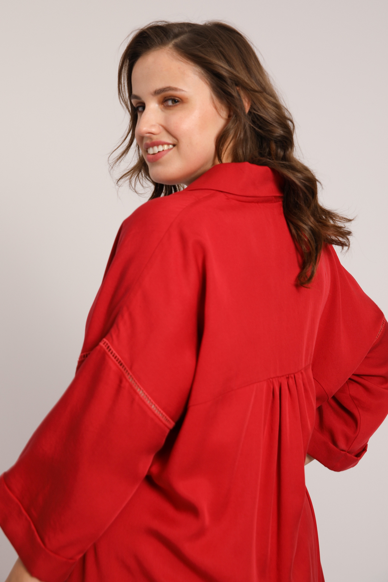 Robe en tencel uni