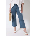 Light stone bootcut jeans