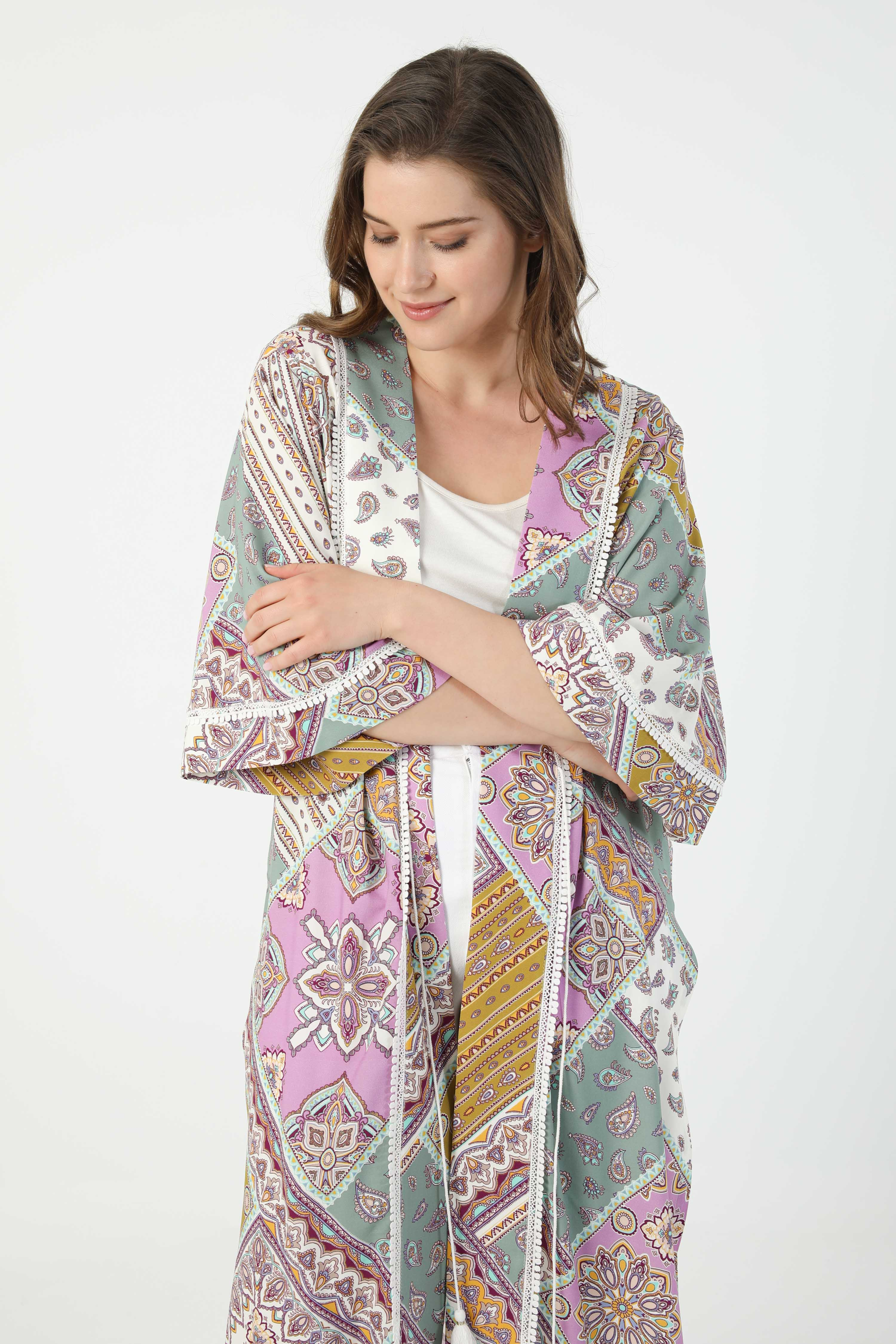 Long printed kimono (shipping May 20/25)