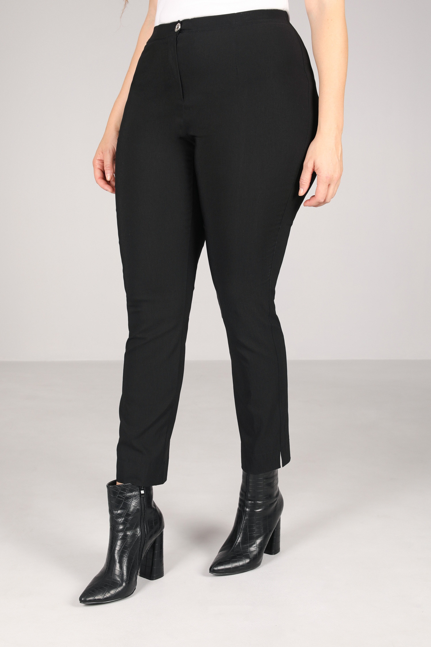 Pantalon droit sculptant