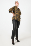Blouse imprimée manche 3/4