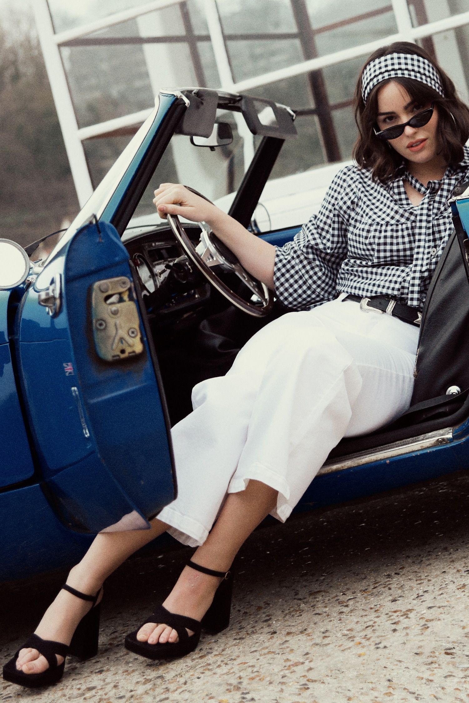 Pantalon en jeans blanc
