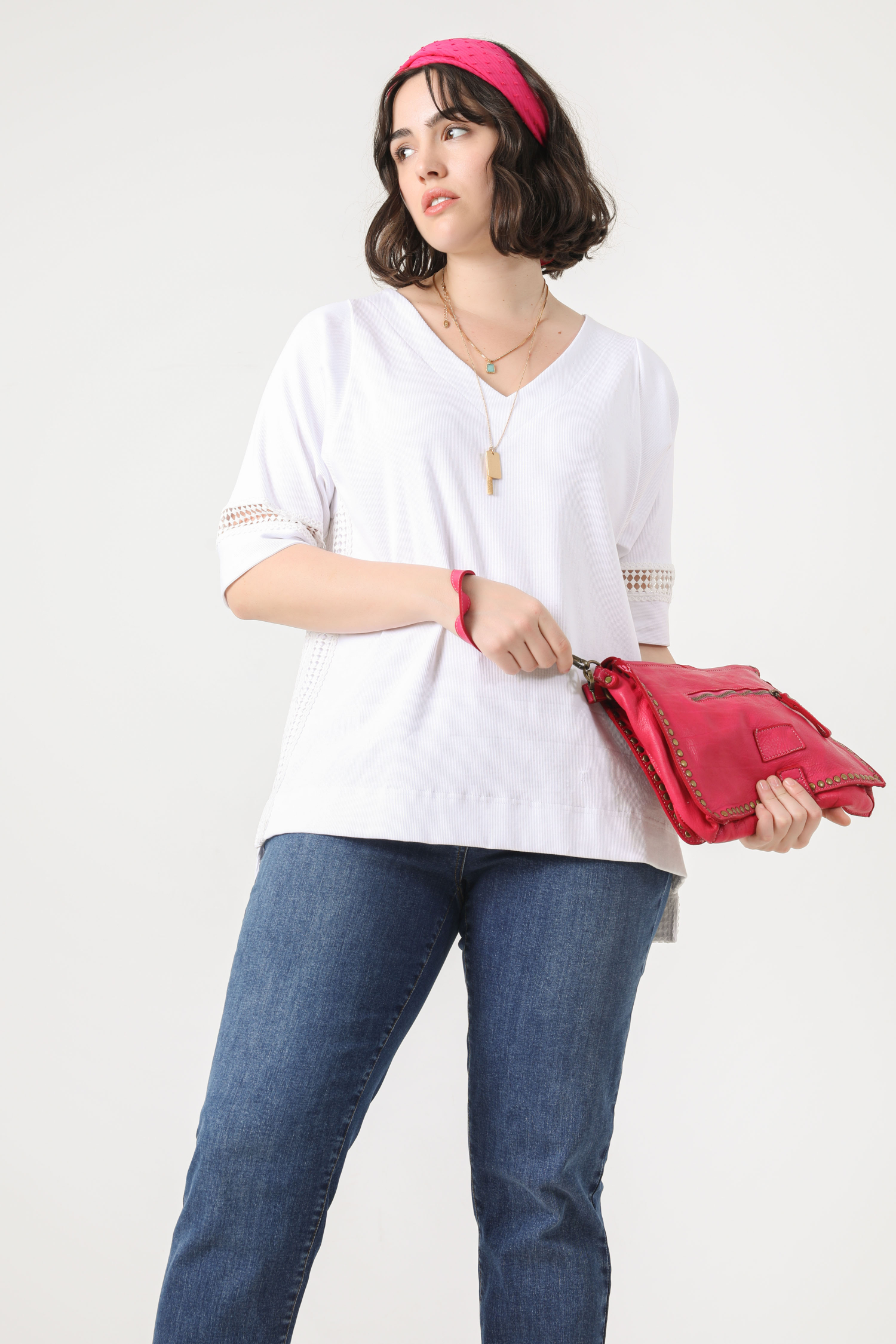 plain ribbed knit t-shirt with braid (expedition 25/28 February)