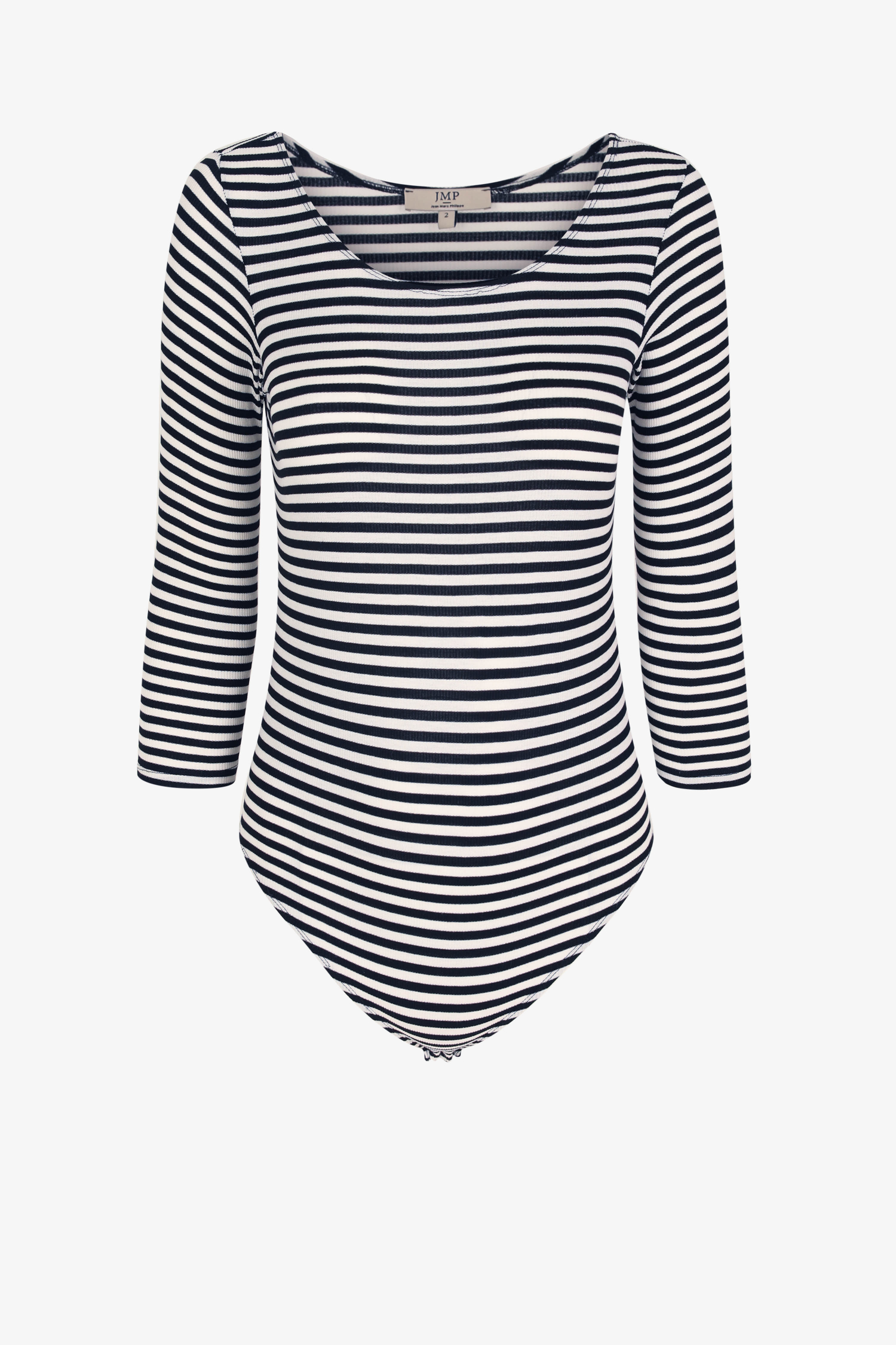 Striped rib knit bodysuit (shipping May 20/25)