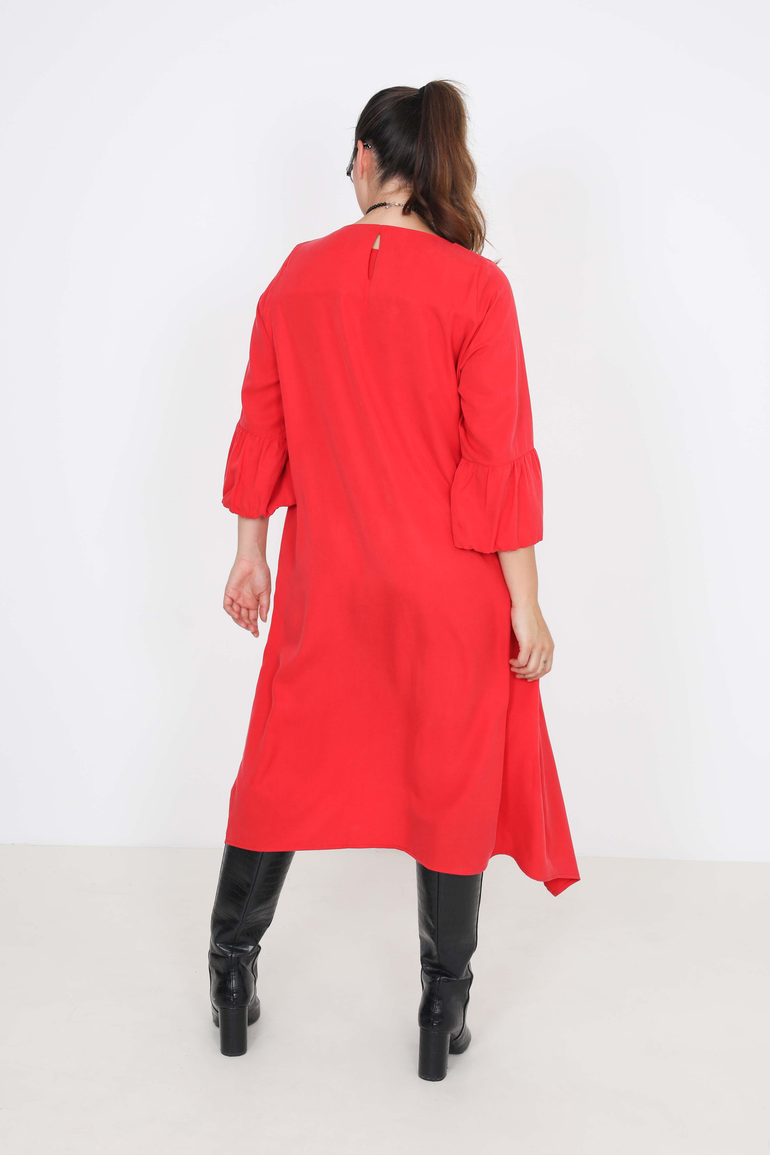 Robe effet portefeuille bicolore