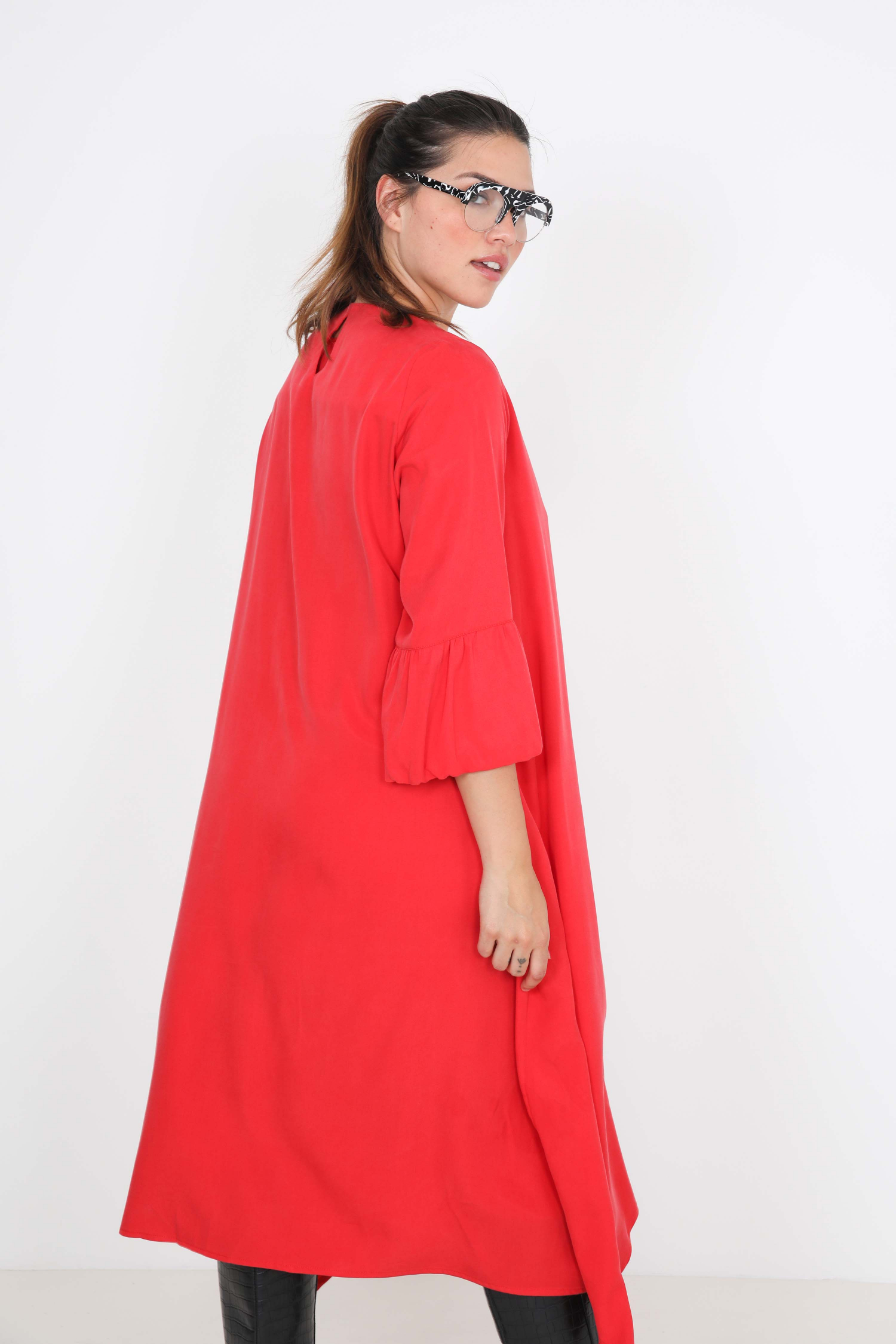 Robe effet portefeuille bicolore