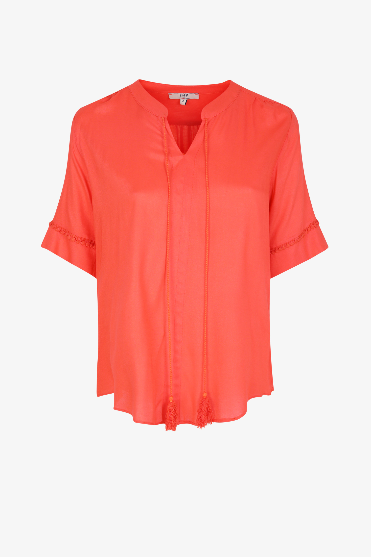 Eco-responsible plain blouse