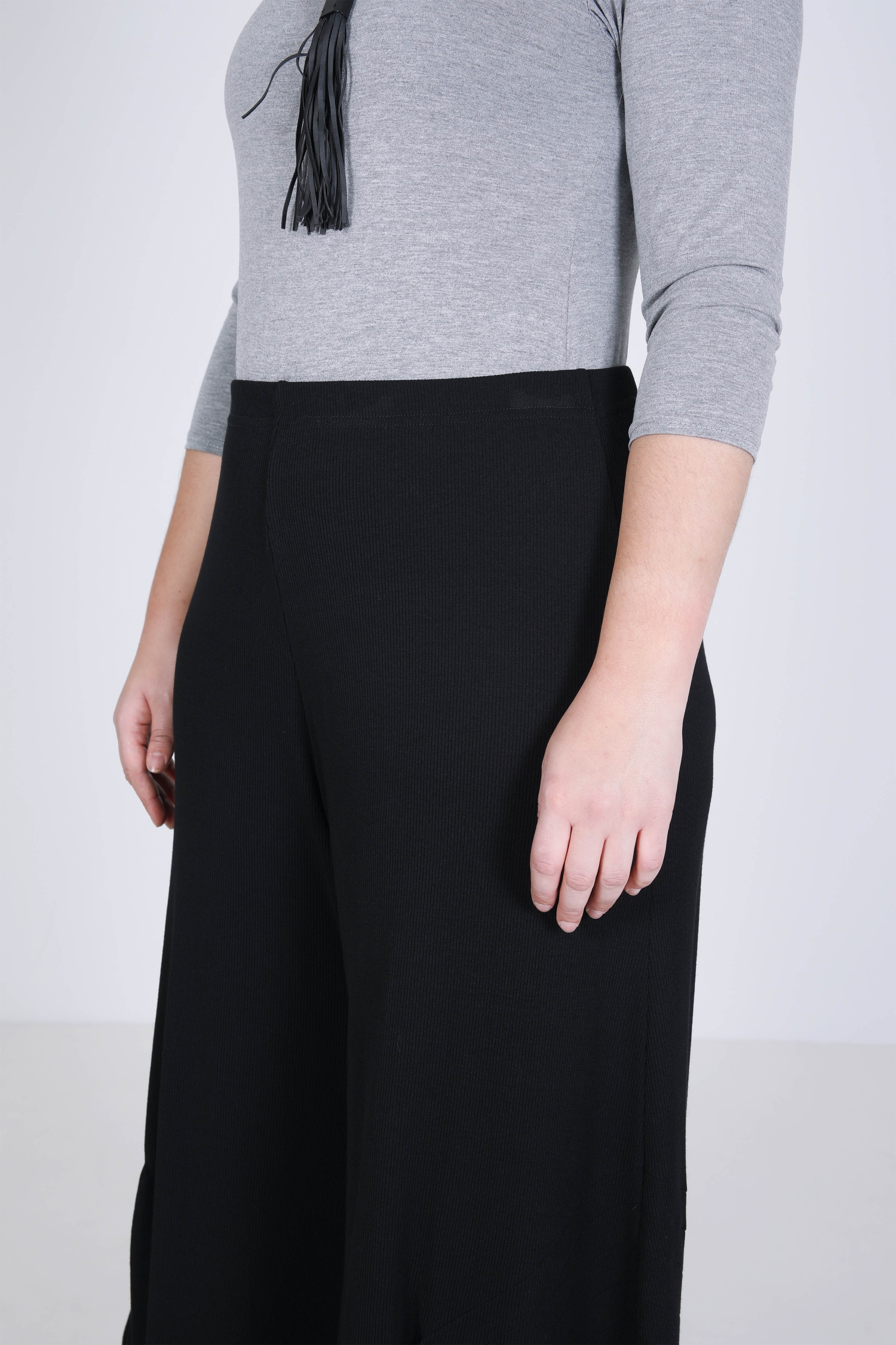 Culotte trousers with pleats