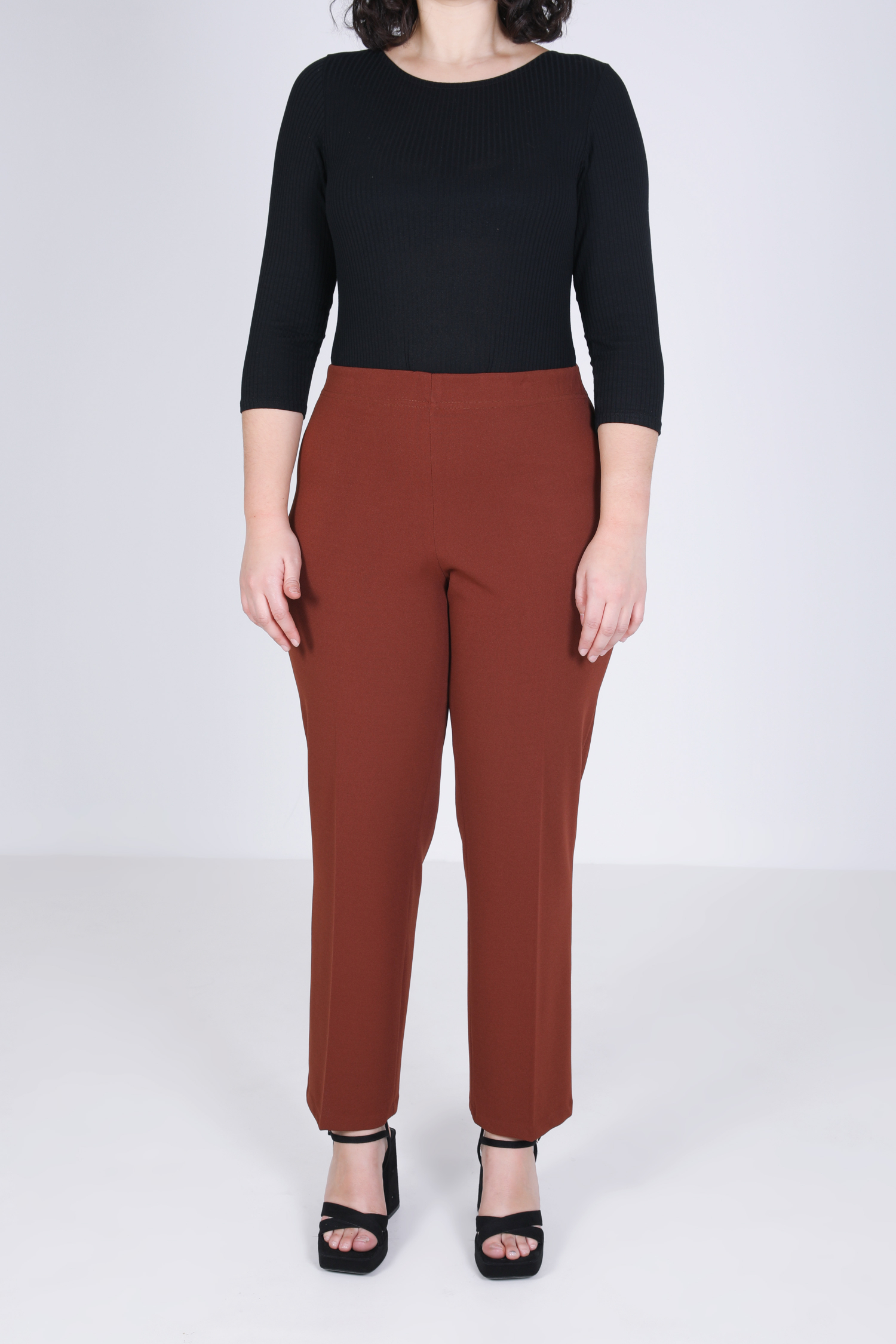 Pantalon droit uni
