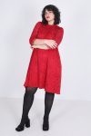 Straight lace midi dress