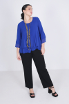 trapeze blouse.in plain voile layered