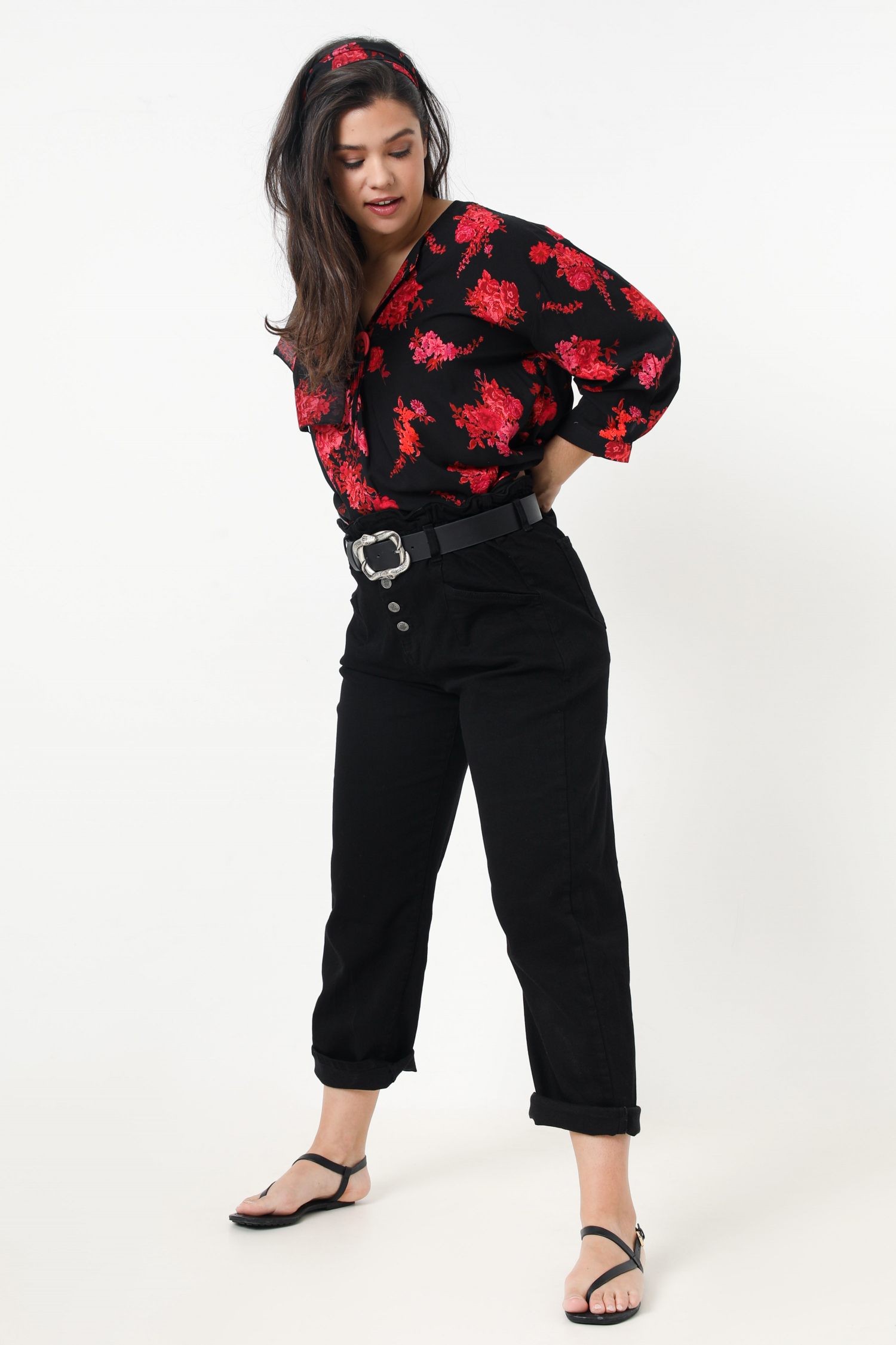 Blouse imprimée matière éco-responsable 