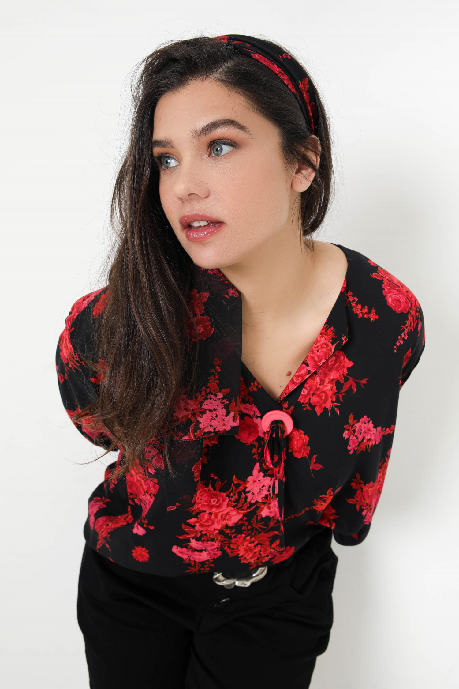 Blouse imprimée matière éco-responsable 