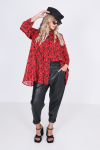Printed voile shirt