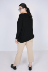 plain fine-knit jumper