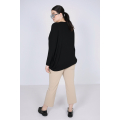 plain fine-knit jumper