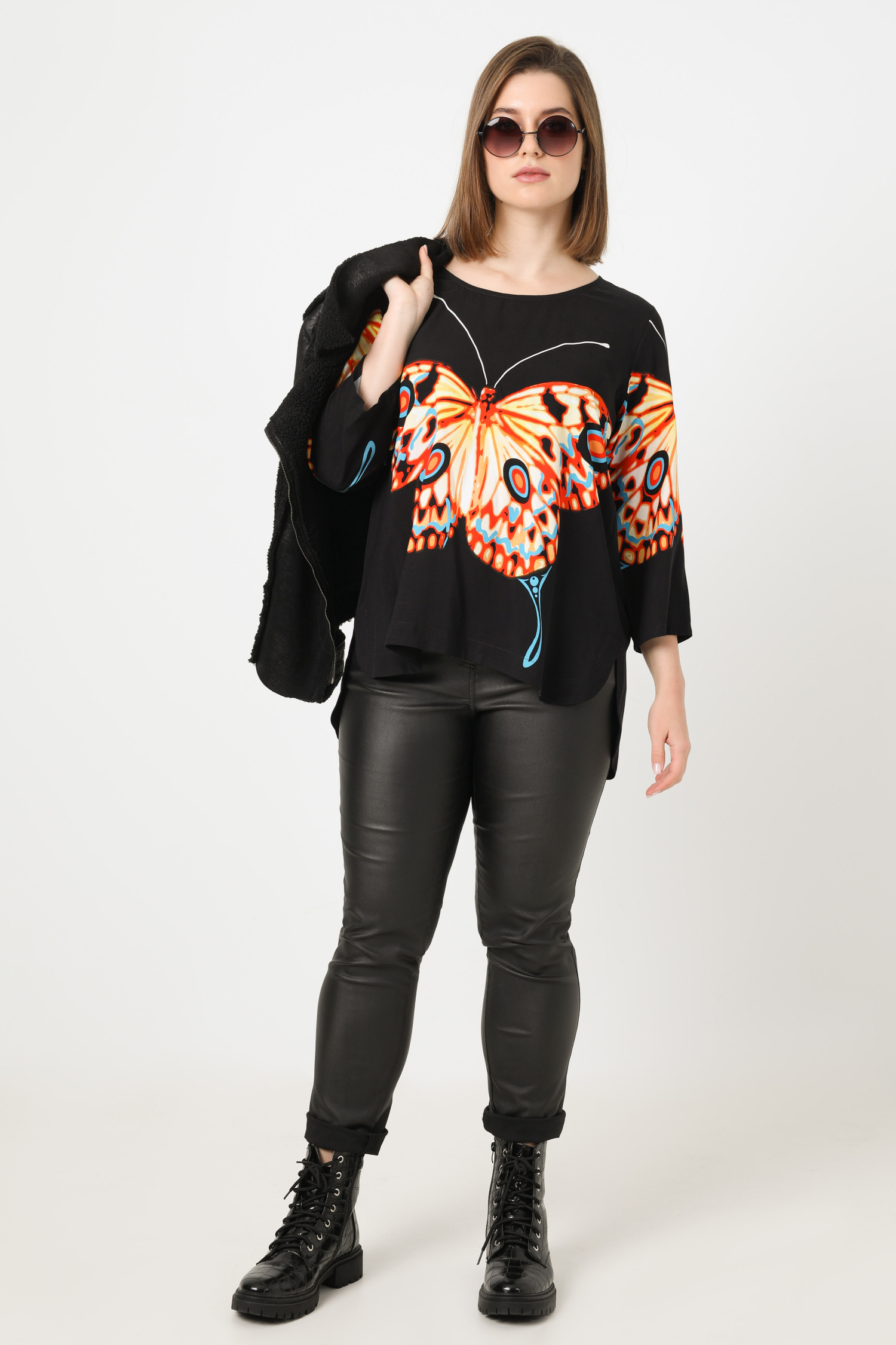 Butterfly design blouse