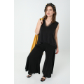 Modal tank top with lace trim