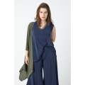 Modal tank top with lace trim