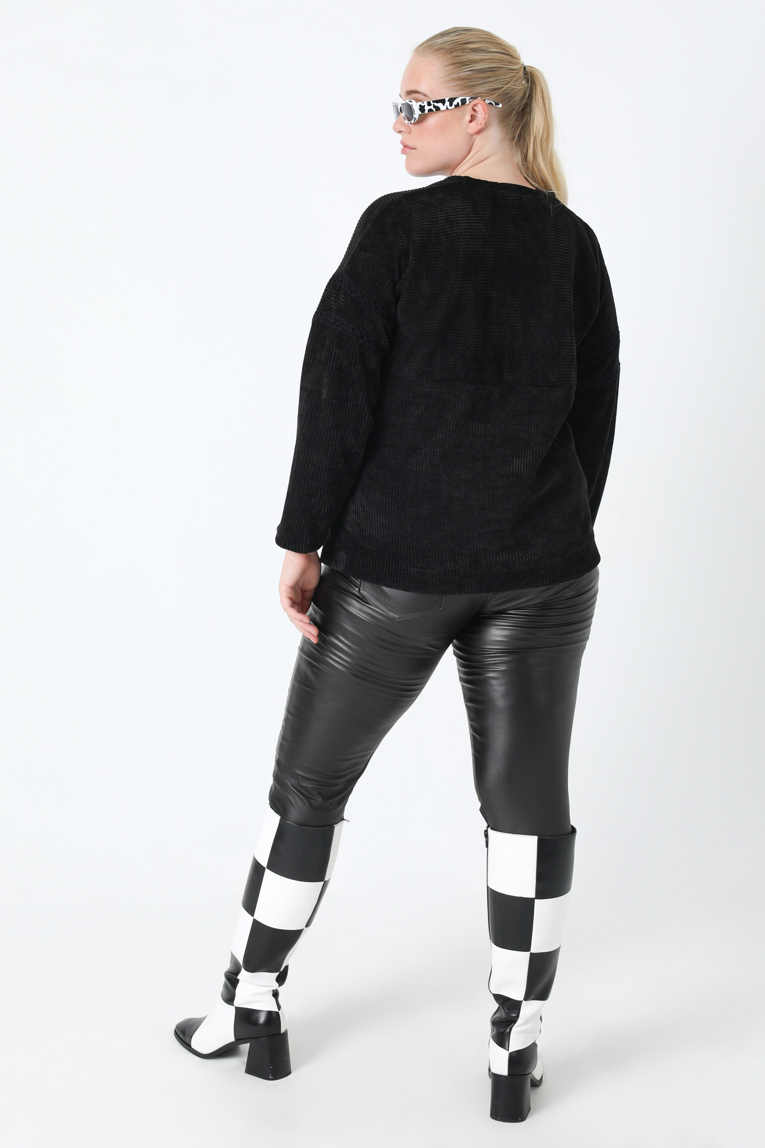 Pull maille chenille 