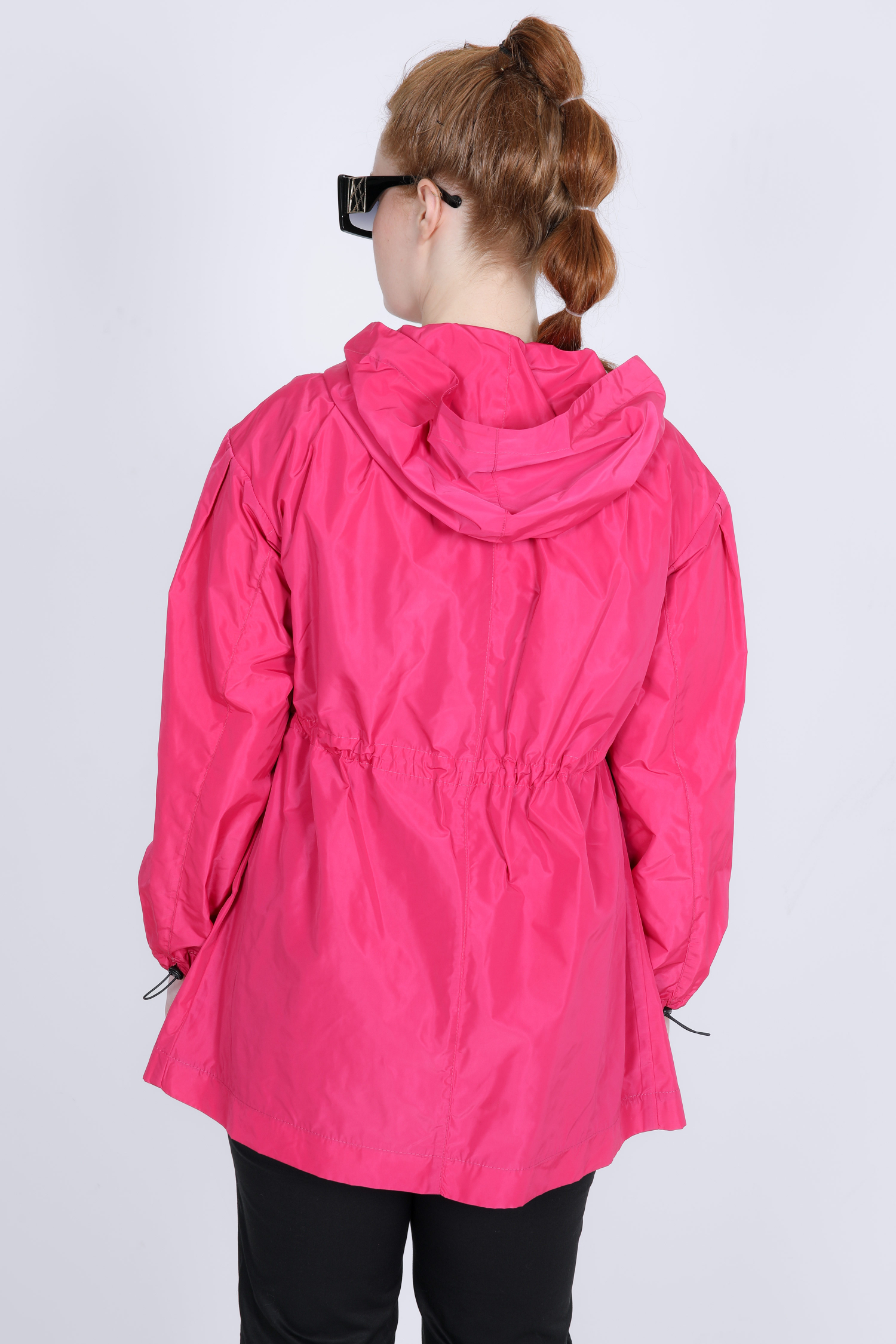 plain windproof jacket with hood