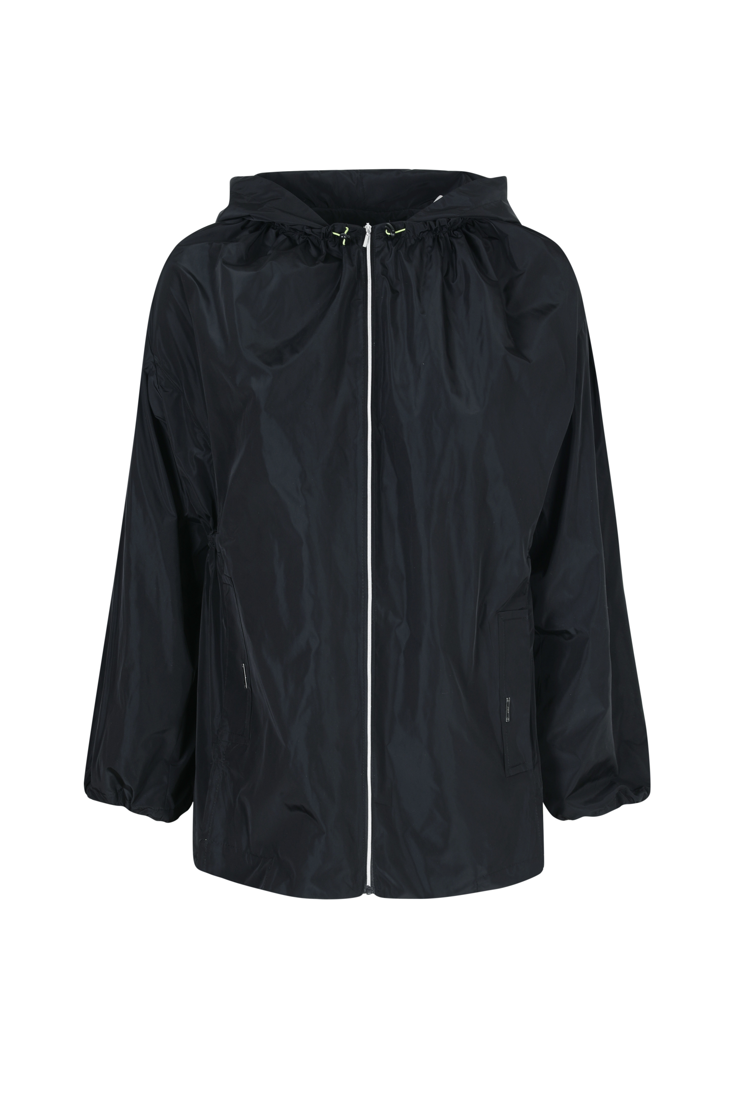 plain windproof jacket with hood