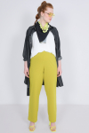 Plain straight pants