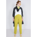 Plain straight pants