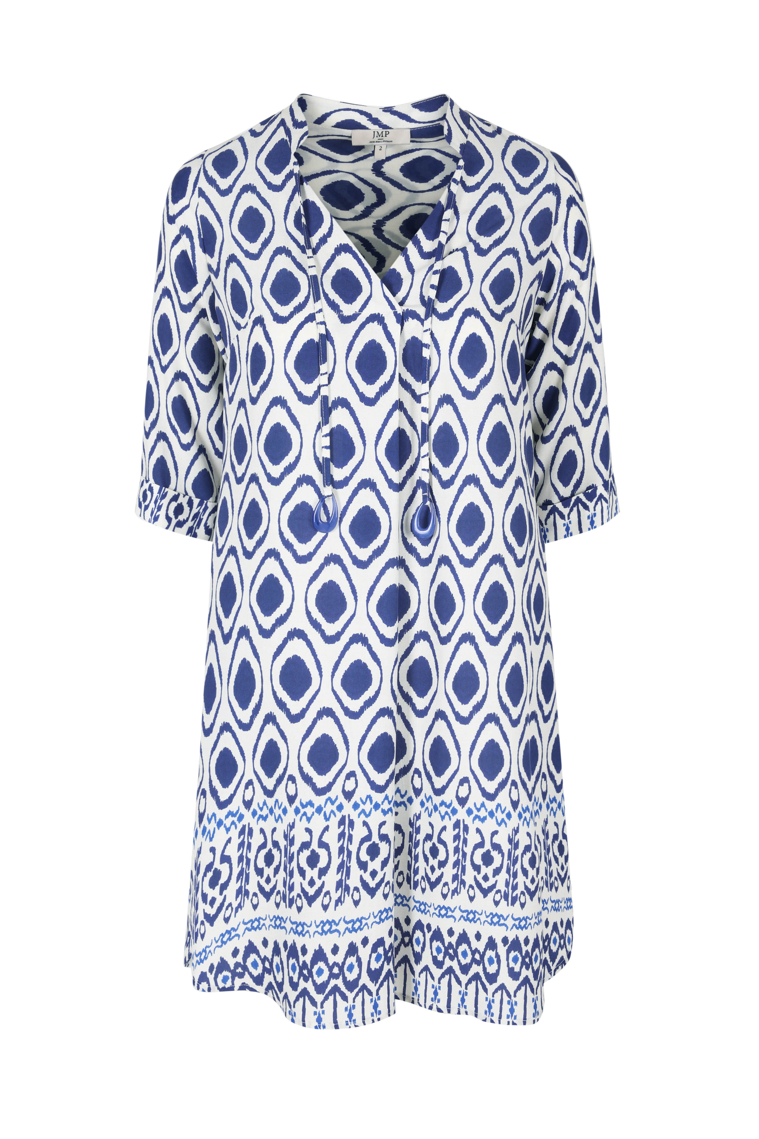 Printed dress with base