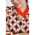 Chemise imprimée de forme trapèze