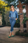 Denim shirt with bib will