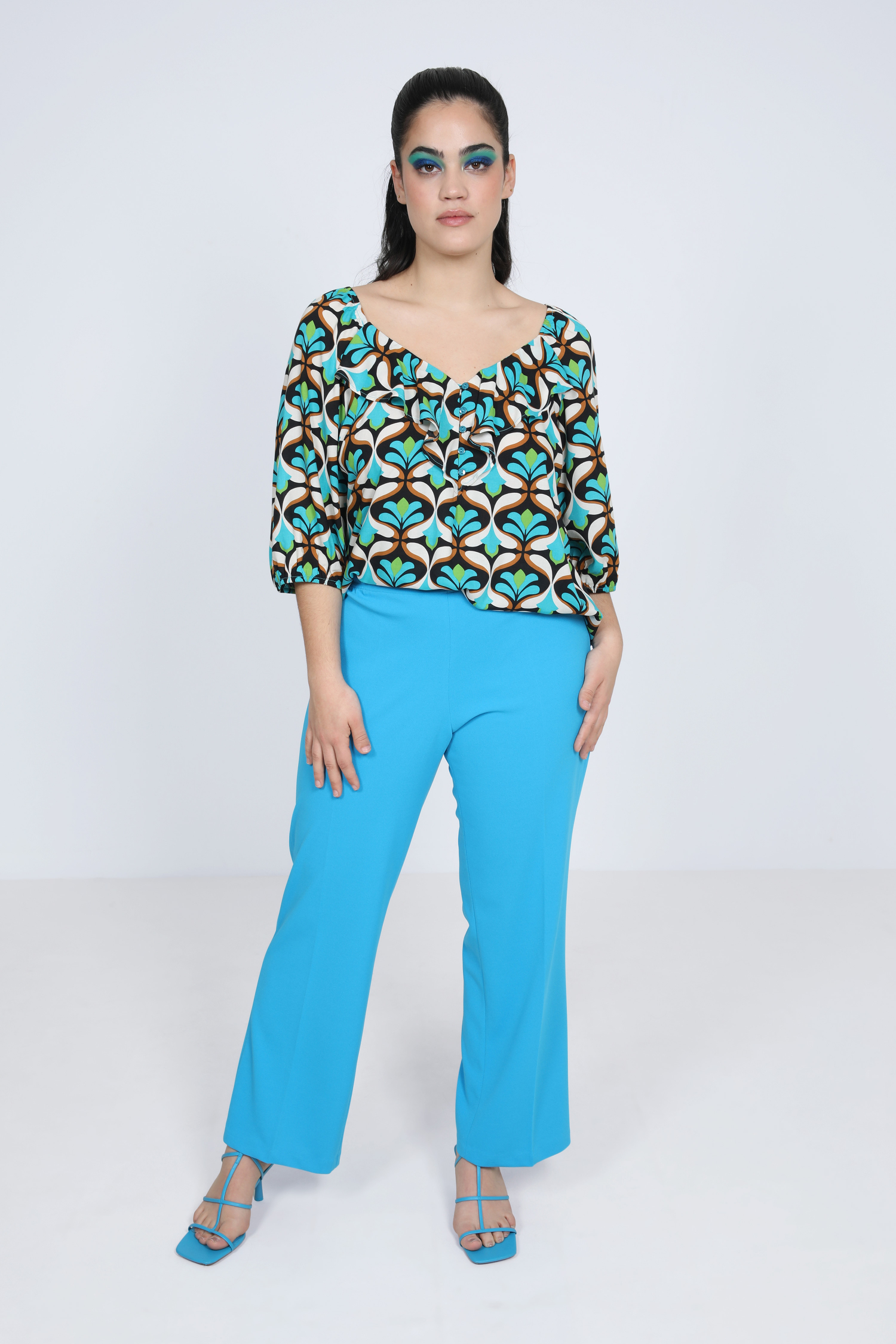 Pantalon droit uni
