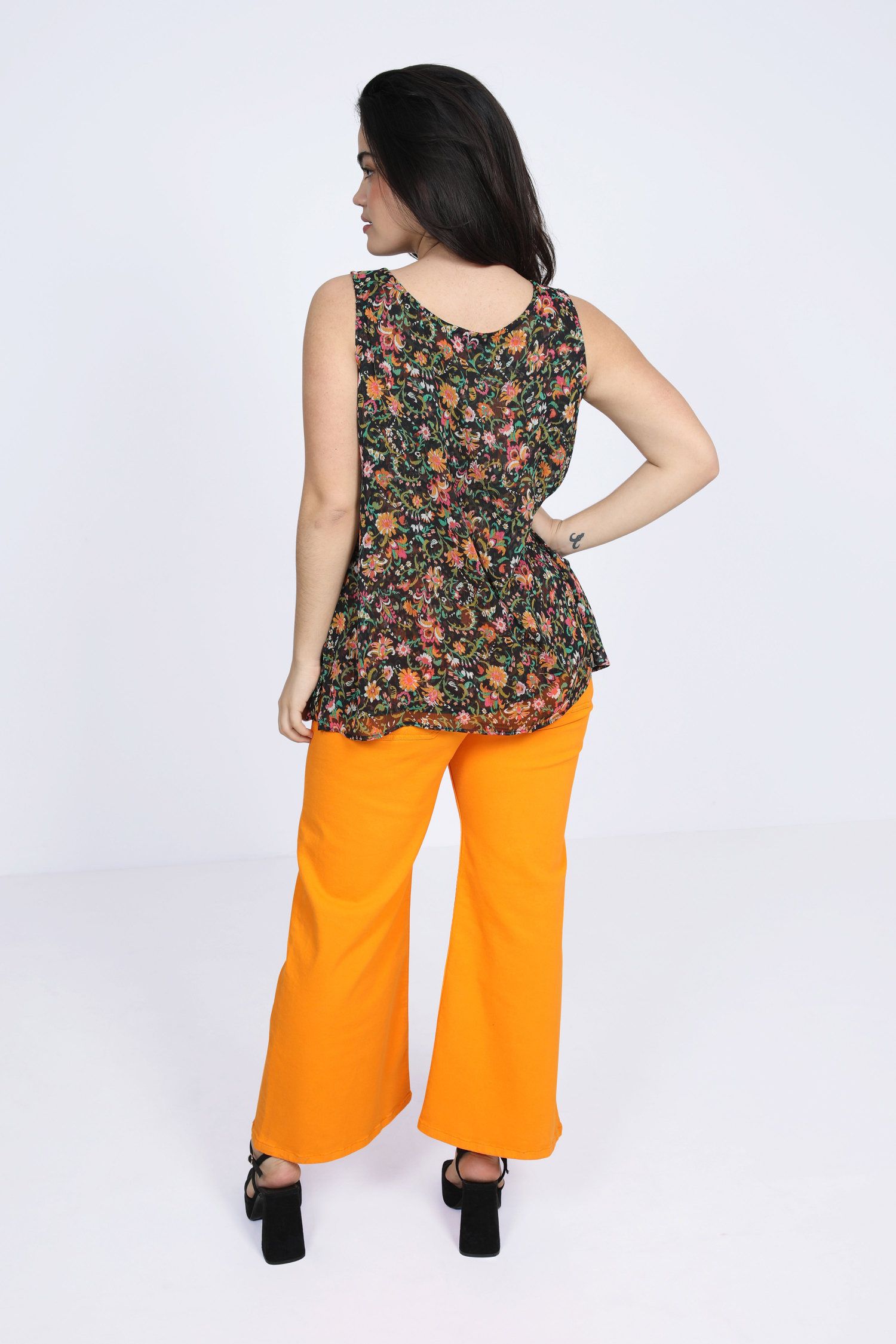 Double printed tank top
