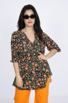 Empire cut printed blouse