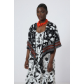 Bolero in printed design based on