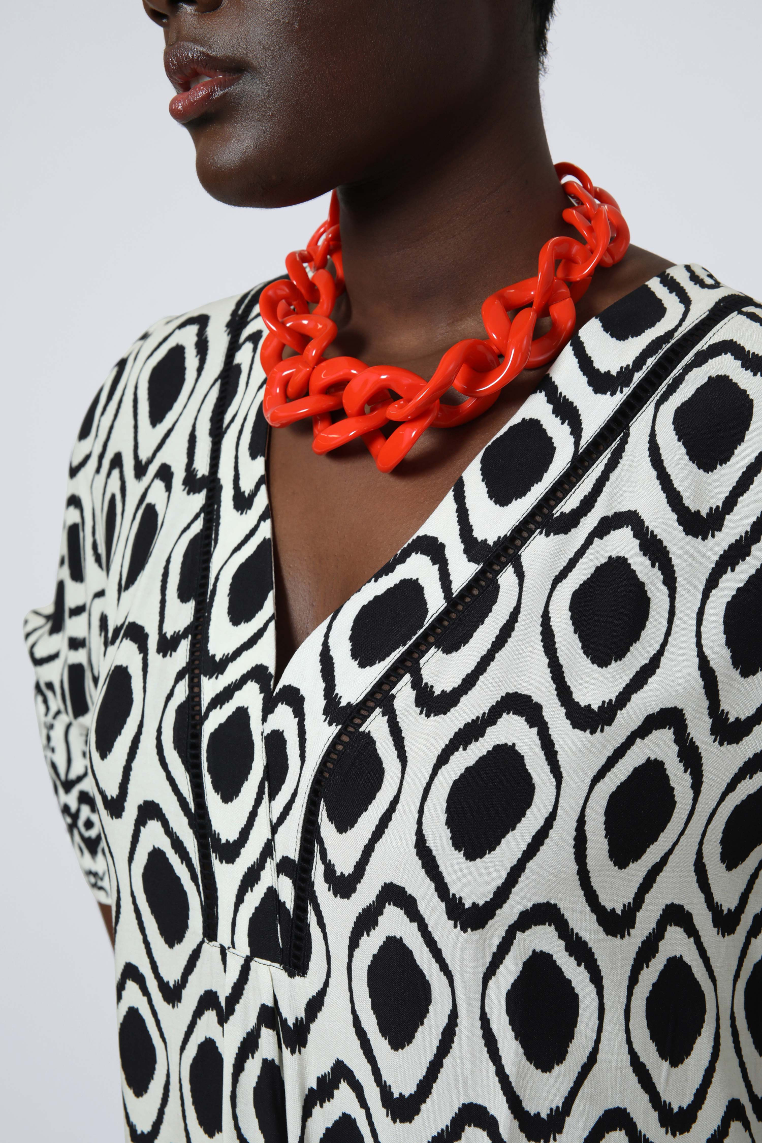 Blouse en imprimé dessin à base