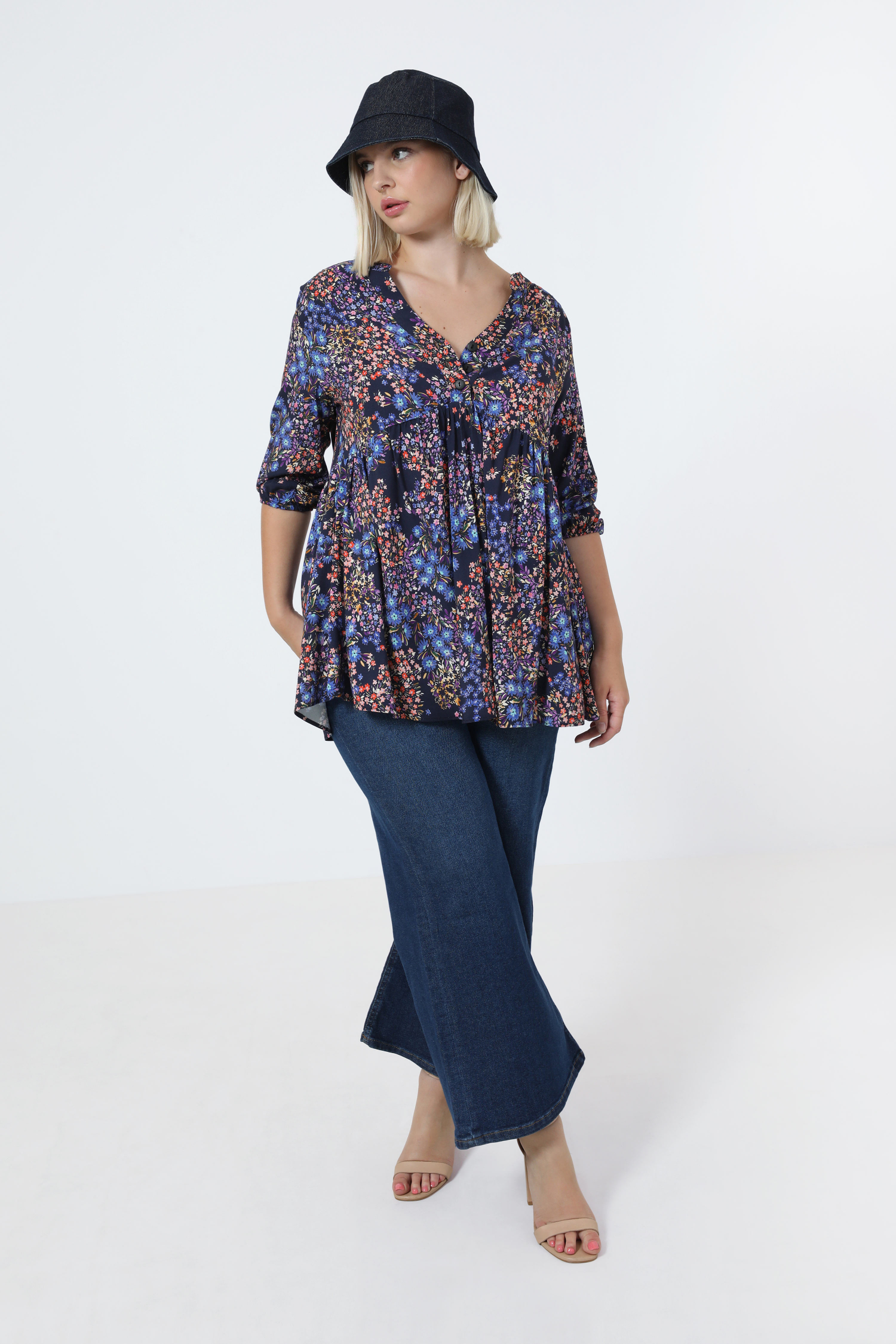 Empire cut printed blouse
