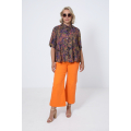 Chemise trapéze en imprimé