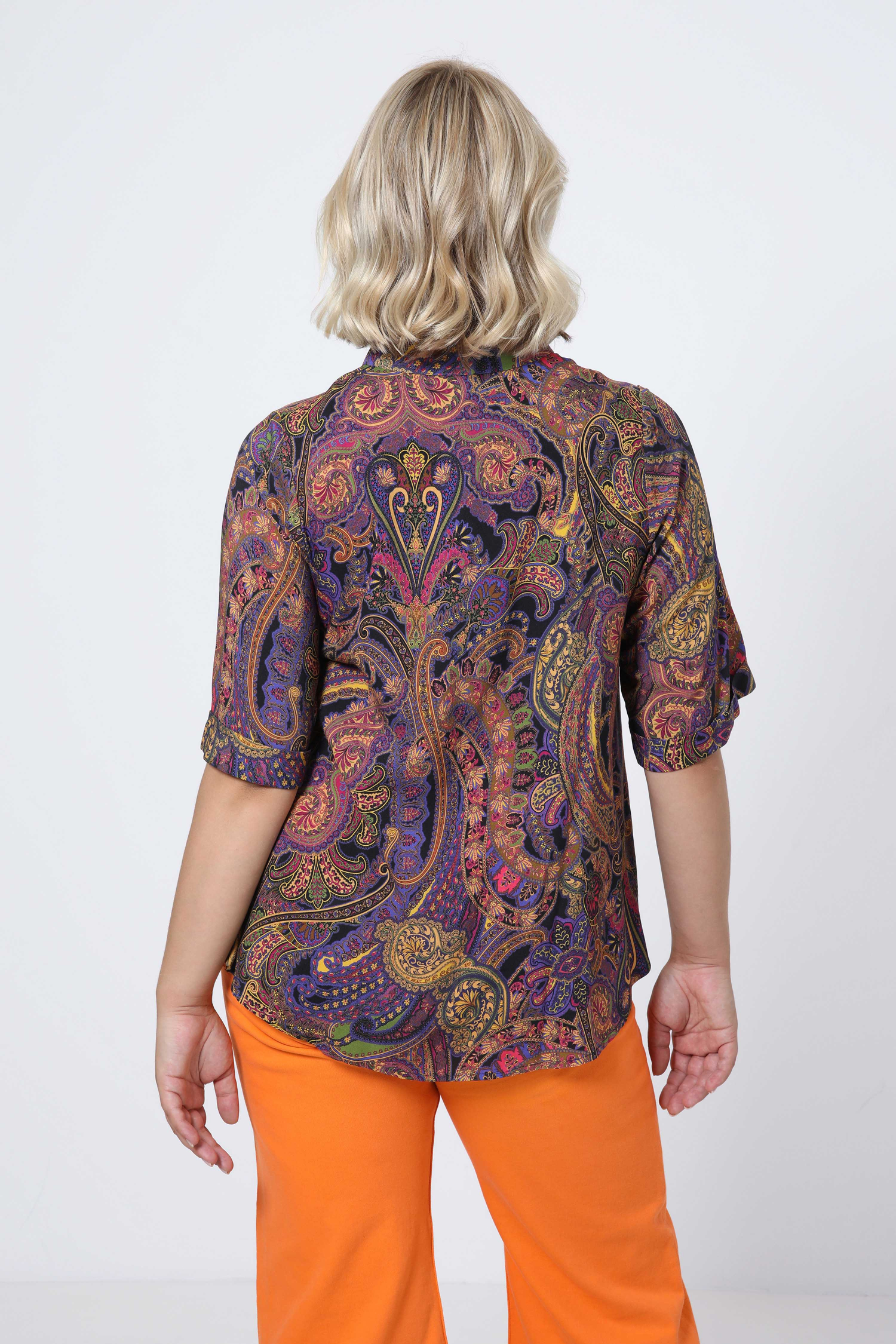 Printed trapeze shirt