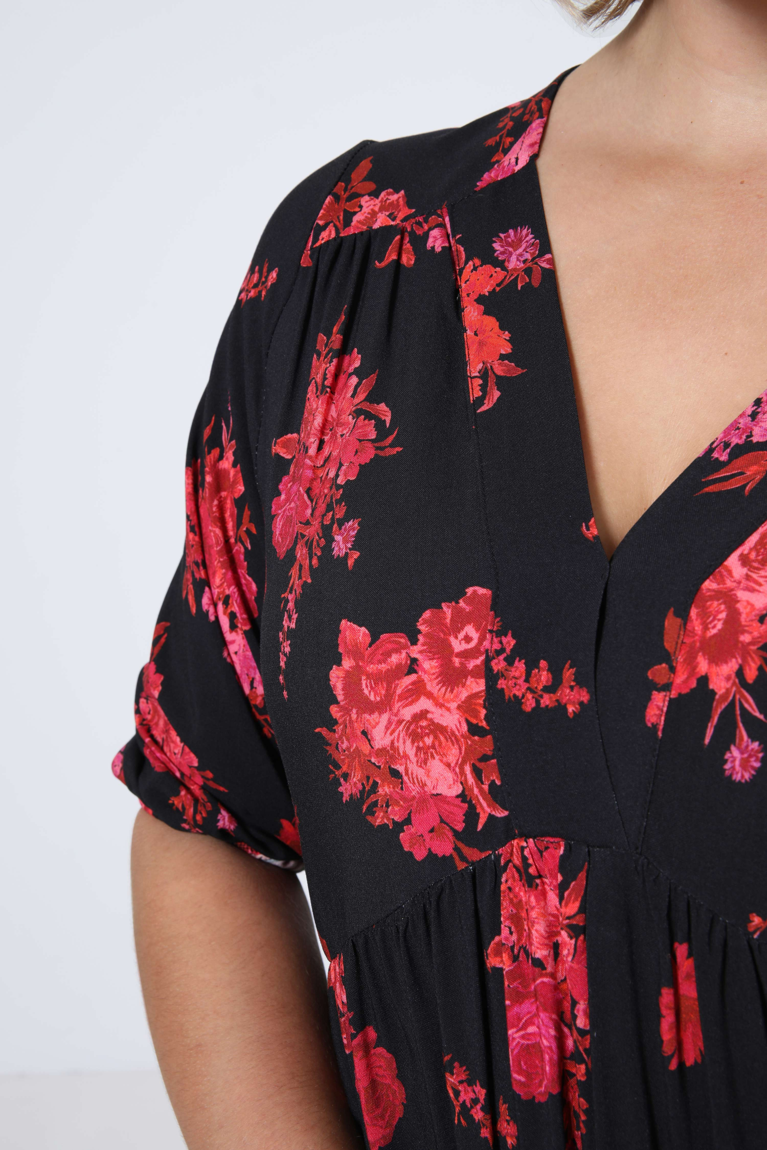 Robe en viscose imprimée