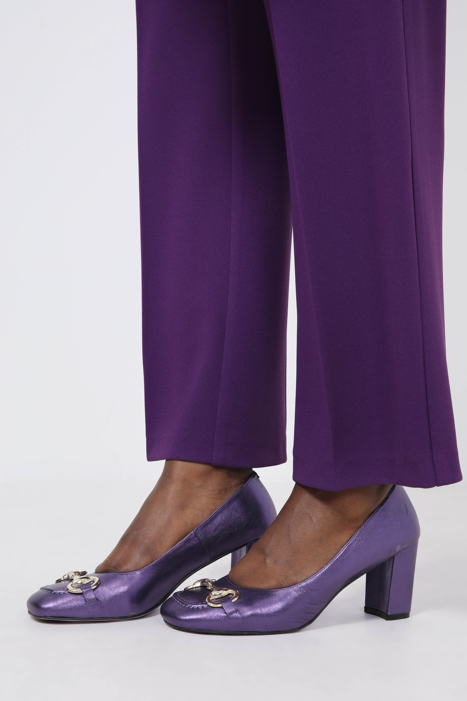 Pantalon droit uni