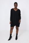 Rib knit tunic with pressure