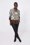 Printed shirt with a base