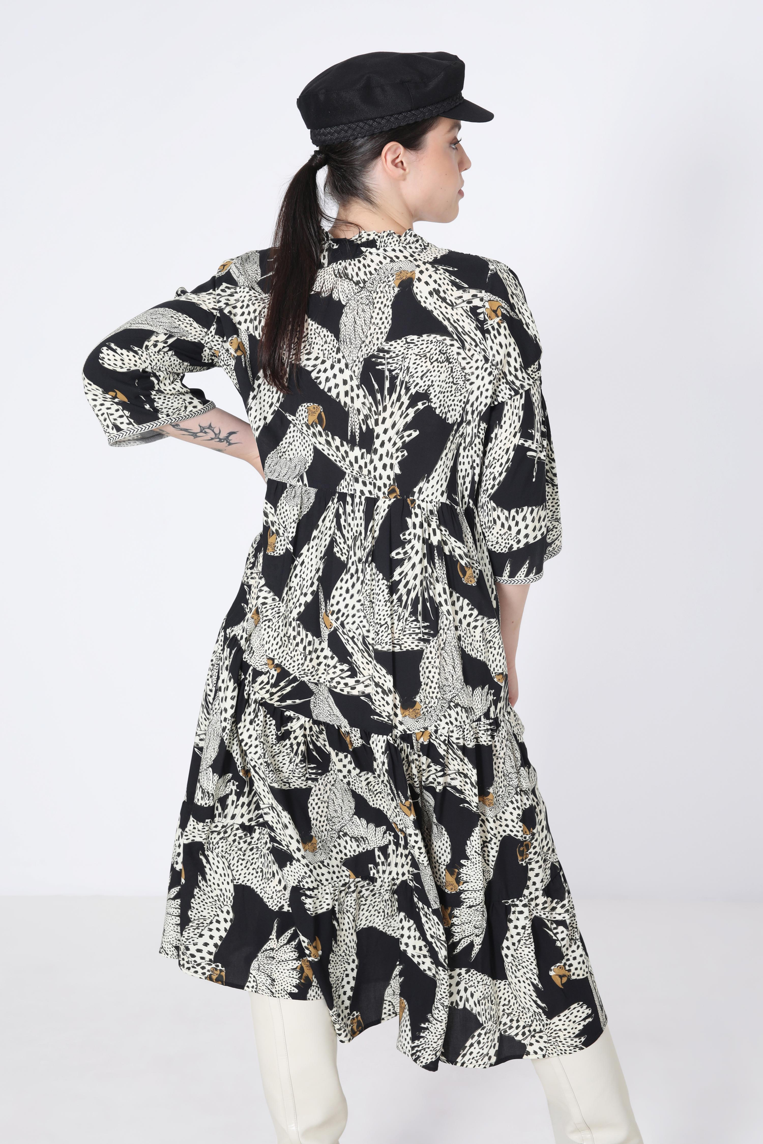 Bohemian style printed dress