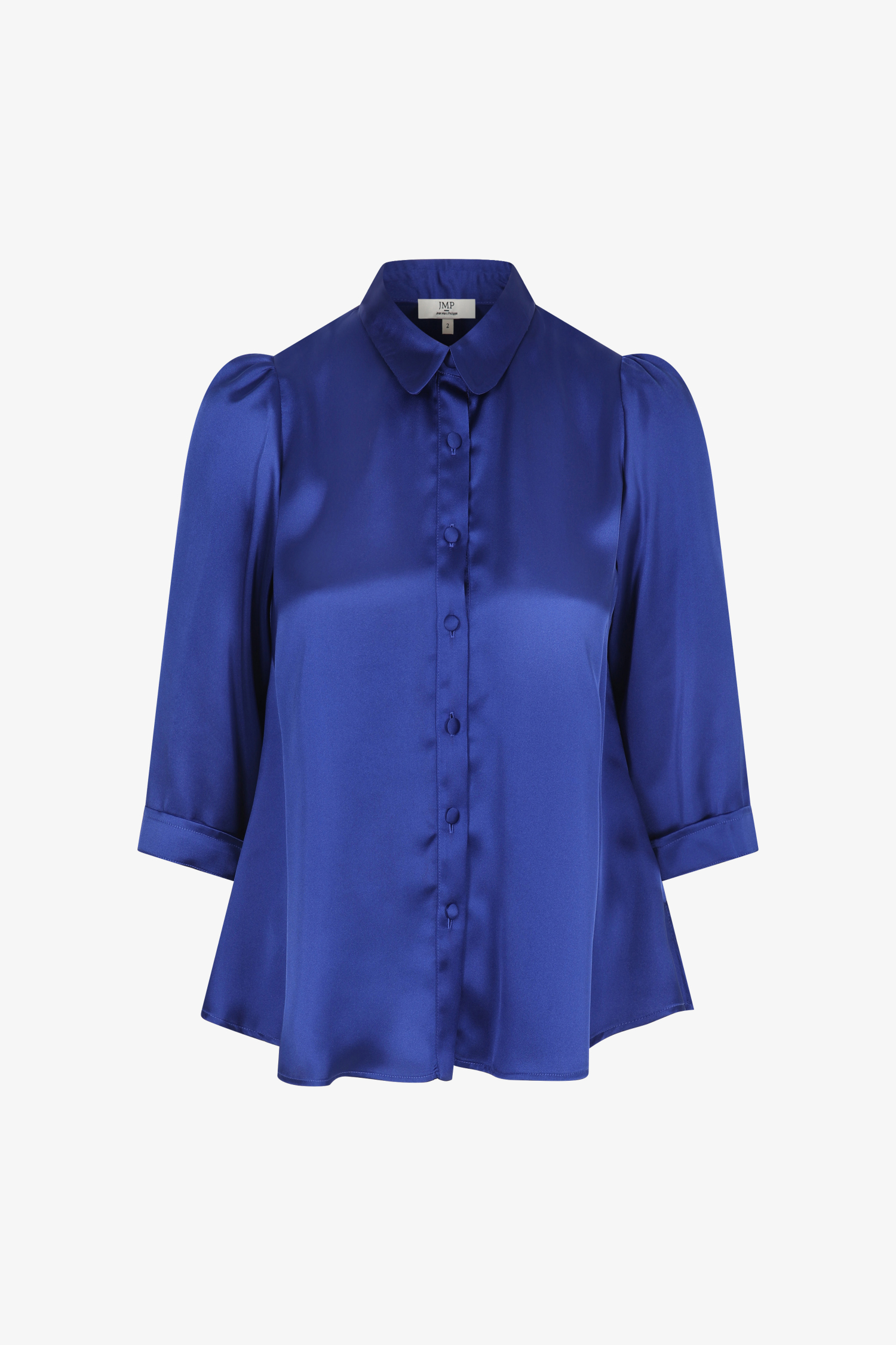 Chemise unie effet satin