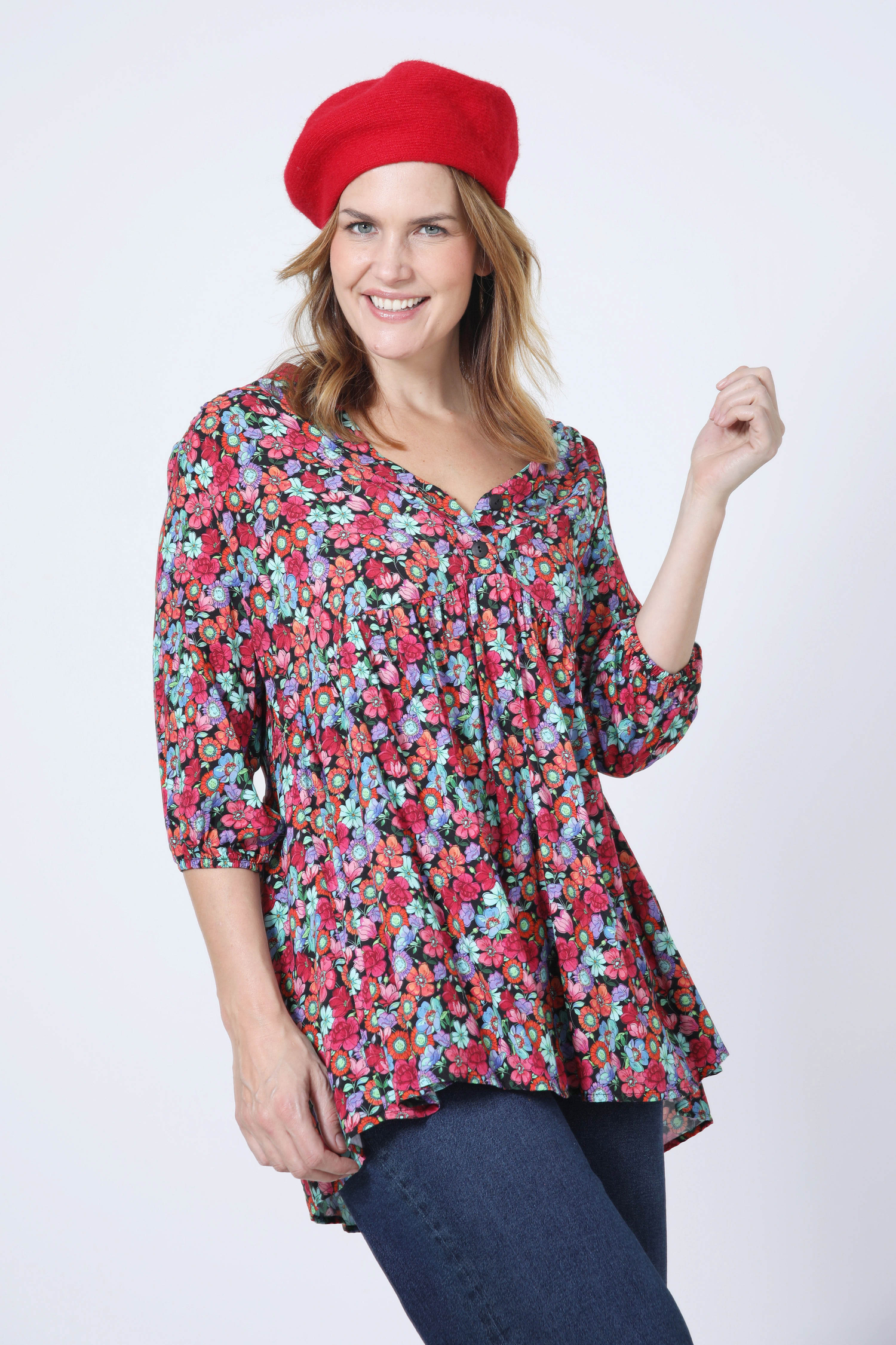 Liberty floral print blouse