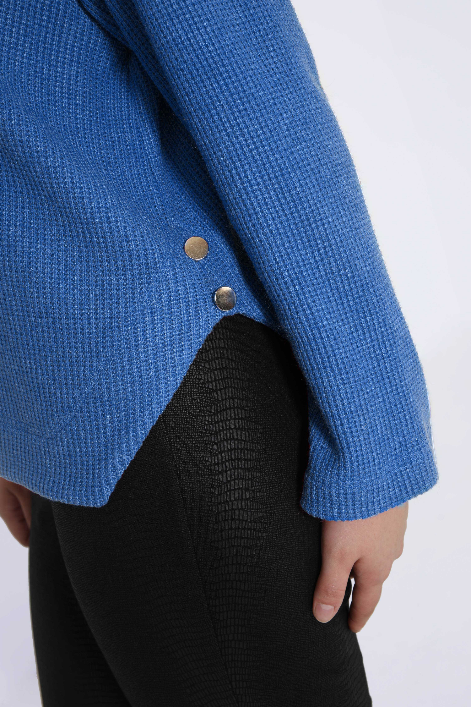 Pull en maille nid d'abeille