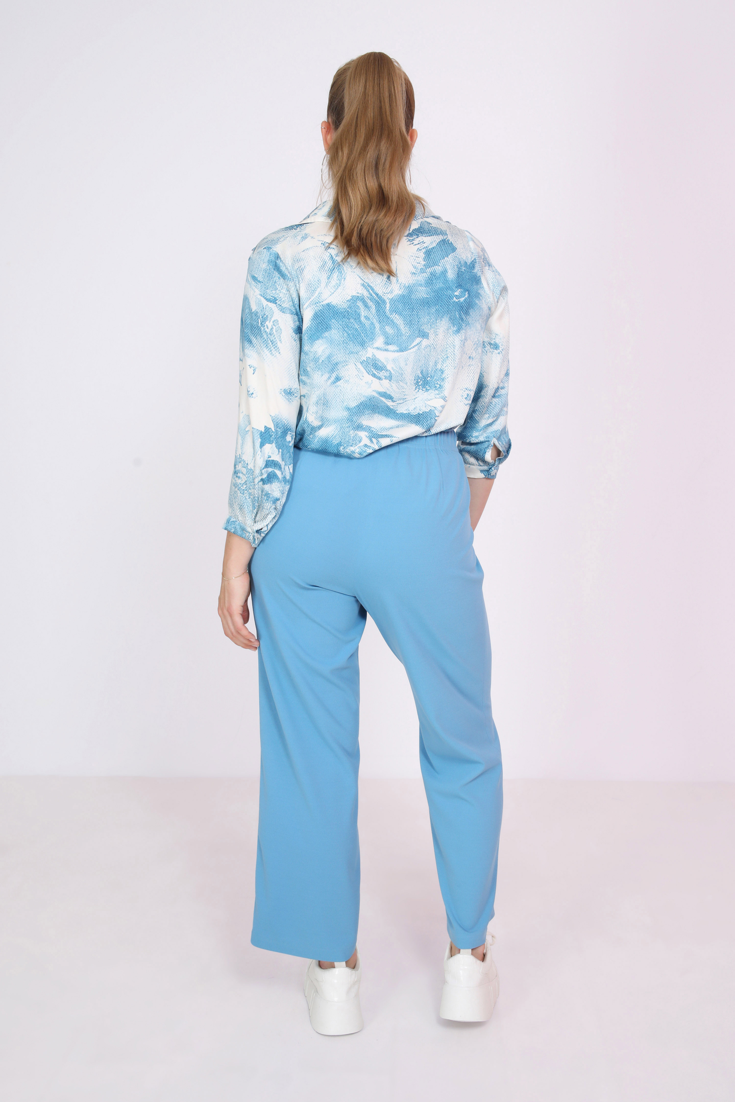 Pantalon droit uni