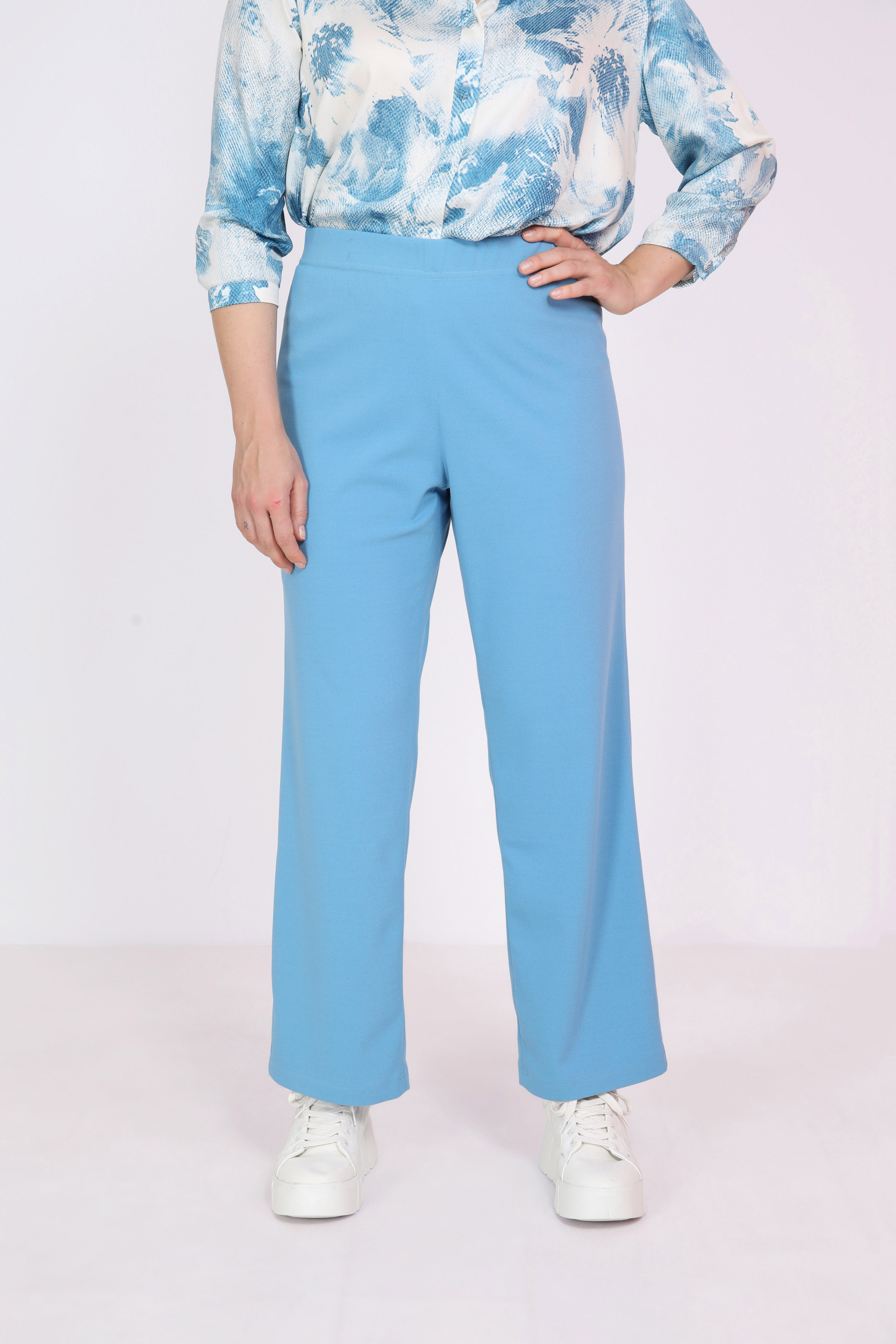 Pantalon droit uni
